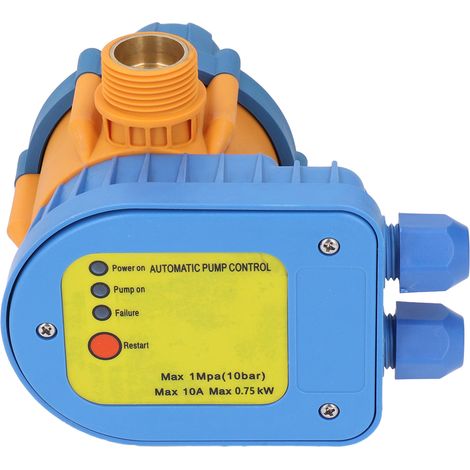 Pressostat de pompe à eau, régulateur automatique réglable 1,5–2,2 bar, étanche, 110–120 V, 0,75 kW (1/5)