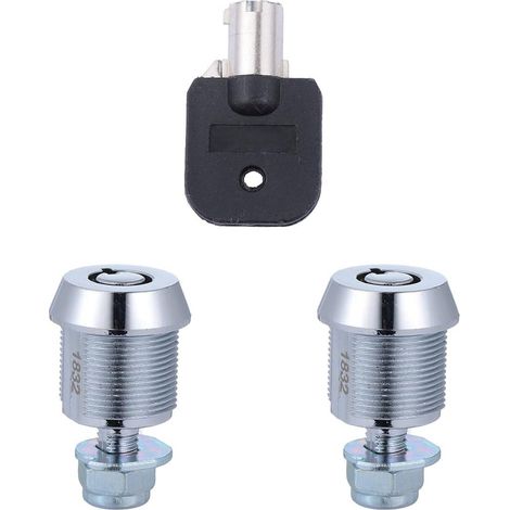 Serrure à Came Tubulaire 3.50Cm pour Porte de Boîte à Outils Machine Arcade Clé Unique et Accessoires pour Armoire Facile à Installer Couleur (1/5)