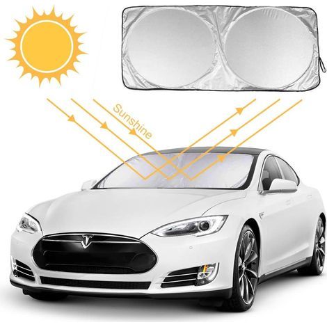 Protection Solaire Pare-Brise De Voiture Auvent D'été De Voiture Pare-Soleil Pare-Soleil Pare-Brise Avant Pare-Soleil De Voiture Application- (1/4)