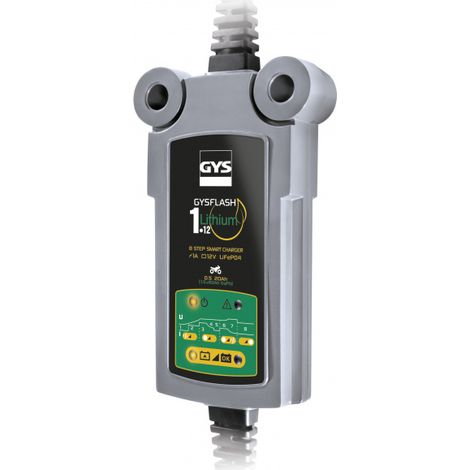 Cargador de batería LiFePO4 12V 1A de 0.5 a 20Ah GYSFLASH 1.12 Litio