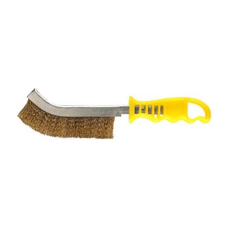 Cepillo de alambre kwb 923221 latón mango plástico