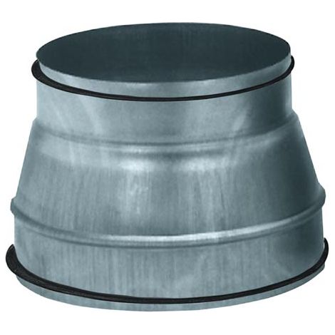 reduction conduit conique galvanisé à joint diamètre 200/125mm