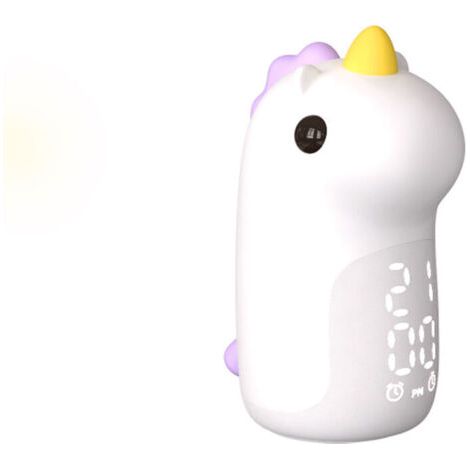 Despertador Infantil Unicornio Recargable  3 Colores  Luz Nocturna Ajustable  Función Snooze  Control Táctil  Regalo Perfecto para Niños (1/5)