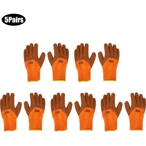 5 Paires de Gants de Jardin Épais Résistants à l'Usure Antidérapants Respirables pour Travaux Extérieurs (1/5)