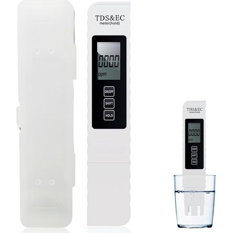Testeur eau 4 en 1 digital TDS EC température pour eau potable aquarium piscine mesure précise portable durable (1/5)