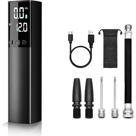 Pompe à Air Électrique Intelligente - Mini Pompe Portative Sans Fil - Large gamme d\'applications,Avec fonction lampe de poche