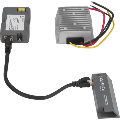 Adaptateur de câble de disque d'injecteur PoE 150W vers convertisseur RJ45 DC Boost, Kit 12V 48V pour routeurs Internet Dish V2