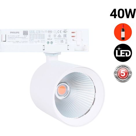 Projecteur LED pour rail triphasé 40W - Caves à vin - Driver