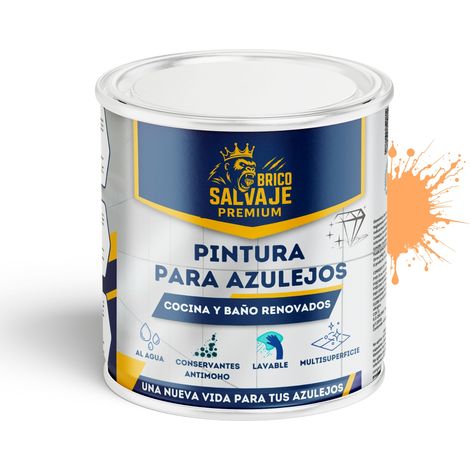 Pintura para Azulejos de Baño y Cocina Brillante Sol 4 L al agua