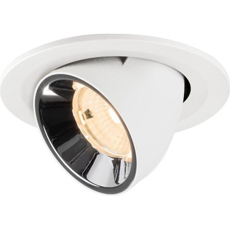 Spot encastré Numinos Gimble S Blanc/Chrome 2700K - 55 deg - 1009396