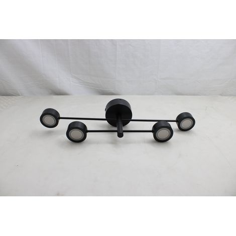 [GEBRAUCHT] B-Ware Nordlux Deckenleuchte Deckenlampe Led Vierflammig Schwarz Verstellbar Dimmbar Me (1/2)