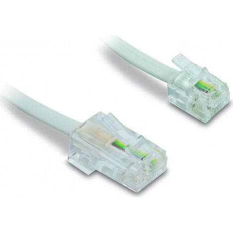 Câble téléphonique RJ45/RJ11 - 10 m