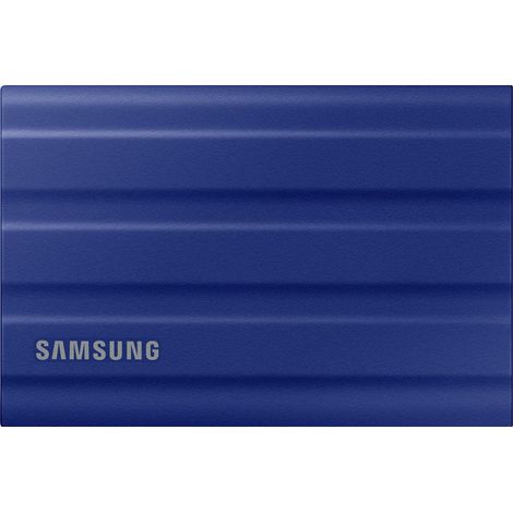 Disco Externo SSD Samsung Portable T7 Shield 1TB/ USB 3.2/ Azul