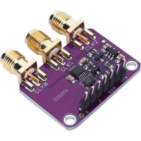 Générateur De Signal Si5351A - 8 kHz À 160 MHz - 3 Sorties Indépendantes - Alimentation 3-5 V - Pour Projets Électroniques - 1 Pièce (1/5)