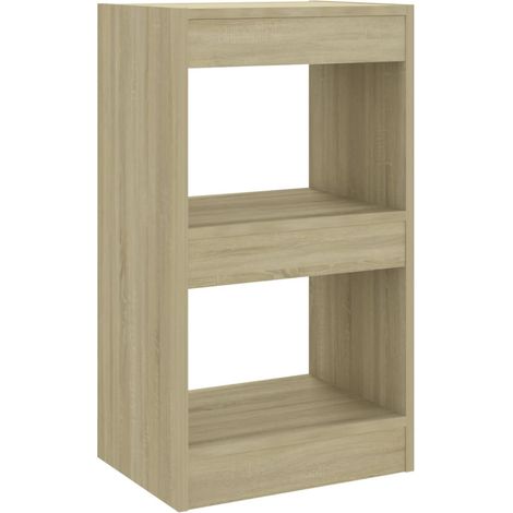 Maison Exclusive - Bücherregal/Raumteiler Sonoma-Eiche 40x30x72 c