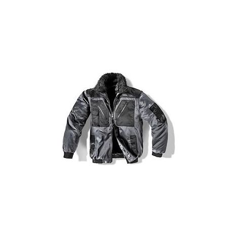 Pilotenjacke GALAXY anthrazit/schwarz, Gr.S