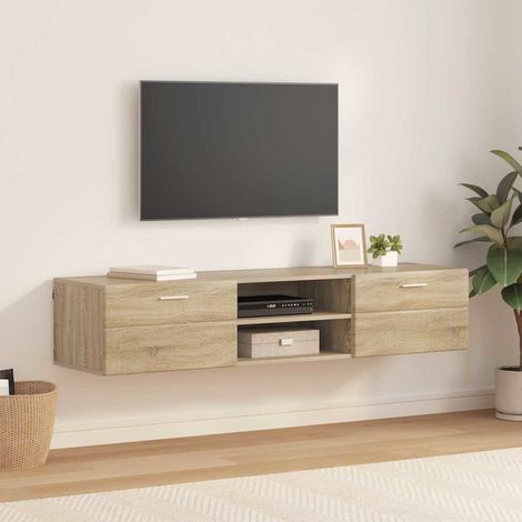 TV Cabinet Sonoma oak 150 x 39 x 30 cm Engineered wood vidaXL