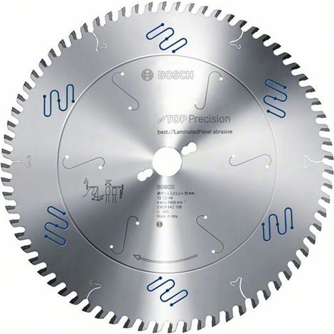 BOSCH Kreissägeblatt Top Precision Best für Laminated Panel Abrasive 350 x 30 x 3,2 mm, 2608642108 (1/5)