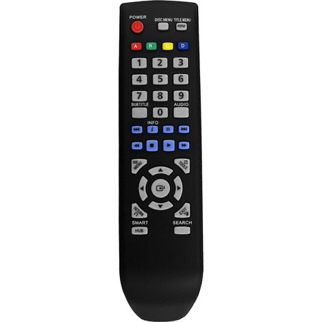 Ersatzfernbedienung AK59-00113A für Samsung Blu-ray-/DVD-Player BD-D5300, BD-D5250C, BD-D5300C, BD-D5300/EN, BD-D5300/PE (1/5)