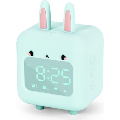 Réveil lapin mignon, avecUSBInterface (verte) (1/5)