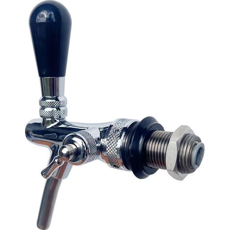 Robinet de tirage compensateur pour bière avec raccord John Guest, filetage 35 mm pour colonnes étroites, dosage précis, installation facile pour bars et restaurants (1/2)