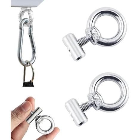 Lot de 2 butoirs pour rail de passepoil - En acier inoxydable - Accessoires pour caravane, camping-car, camping-car, bateau (1/4)