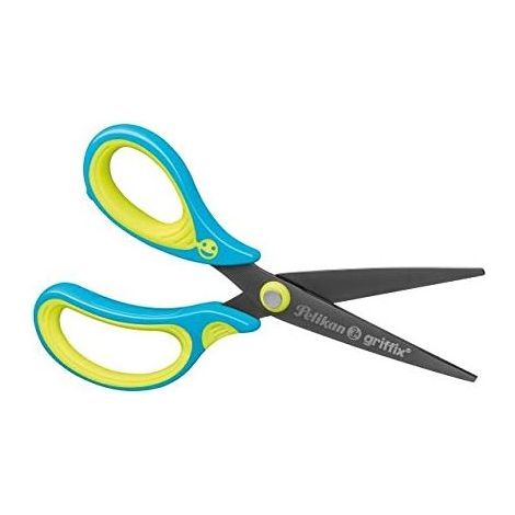 CISEAUX D'ÉCOLE GRIFFIX SC1BLS BLUE GAUCHE POINTE PELIKAN 810296 (1/4)
