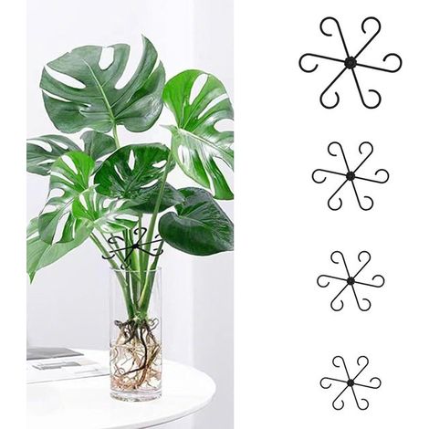 Pflanzenstütze für Stauden Pflanzenhalter Stütze für Zimmerpflanzen Rosen und Blumen Kunststoff Pflanzenstützen Monstera 24 Stück Staudenhalter P (1/5)
