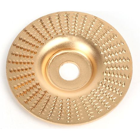 Disques de sculpture sur bois pour meuleuse d'angle pour fixation de 10,2 cm , meuleuse à souche, pour le travail du bois, disque de sculpture,1pcs-Crezuo (1/5)