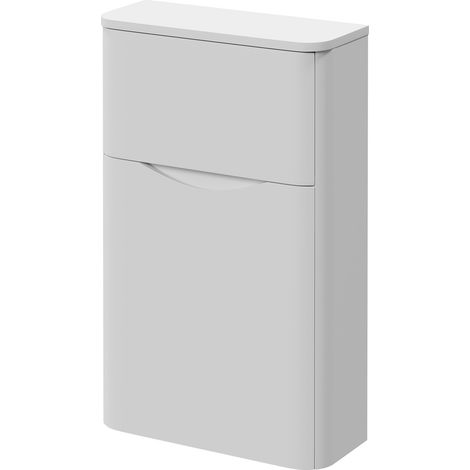 Vela Satin White 550mm Toilet Unit