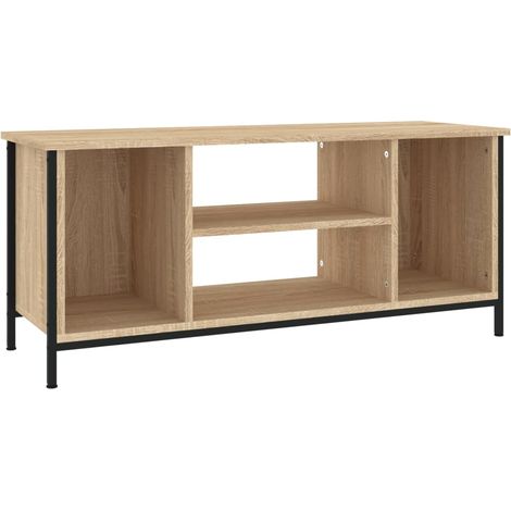 vidaXL Mobile Porta TV Rovere Sonoma 102x35x45 cm in Legno (1/5)