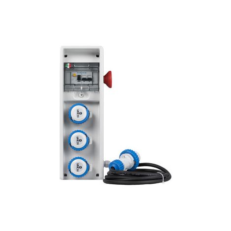 FME 74.128 QUADRO 3P CEE 220V IP65 C/PULS. EMERG