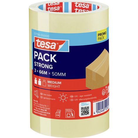tesa 57799-00000-02 Ruban adhésif tesapack® transparent (L x l) 66 m x 50 mm 1 pc(s)