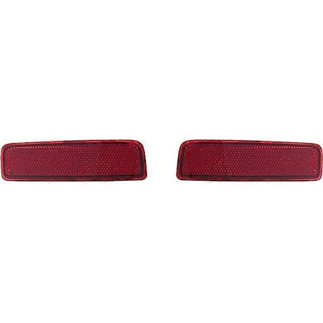 par de paneles reflectores para parachoques trasero 63145A95F01 63145A95C99 para BMW J05 MINI ACEMAN E Tira reflectora Lámpara de advertencia ()