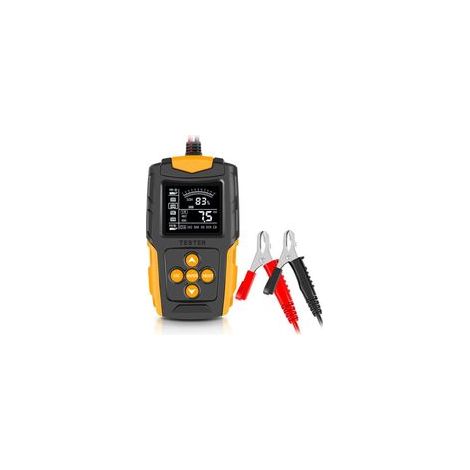 Testeur de batterie de voiture 12V/24V LCD analyseur de batterie numérique outil de Diagnostic de voiture SOH SOC CCA mesure IR pour voiture camion moto (1/5)