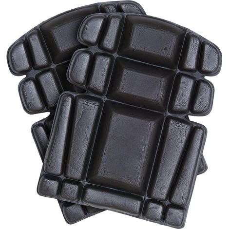 Protectores de rodilla sin cordones para pantalones de trabajo Onkingbee L.Hollman, color negro uniforme.
