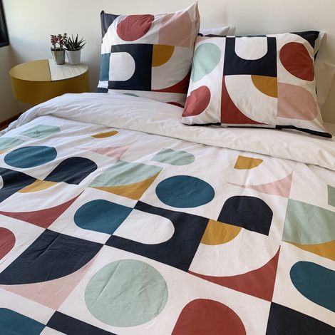 Parure de lit TITANE 240x220 cm (1/5)
