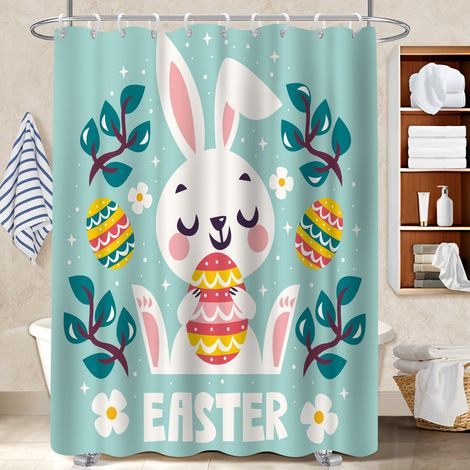 Rideau polyester pour douche 180x180 imperméable bâche polyester douche pour un moment de détente absolue (1/5)