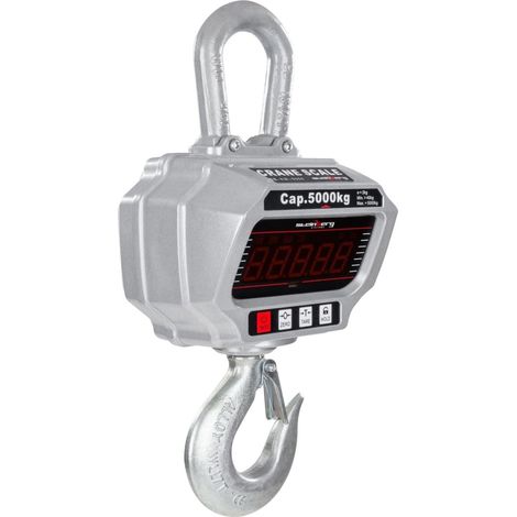Gancho de pesaje industrial profesional gris 5t / 2kg 3414101