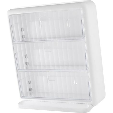 Aufbewahrungsbox für Kaffee, Teekapseln, Teebeutel, luxuriöse Acryl-Wandaufbewahrungsbox fürs Büro, große Ausführung. (1/5)