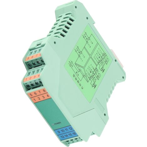 2 Eingangs-2 Ausgangssignalisolator, 4-20mA DC 24V Transmitter für SPS-Automatisierung, industrielle Steuerung. (1/5)