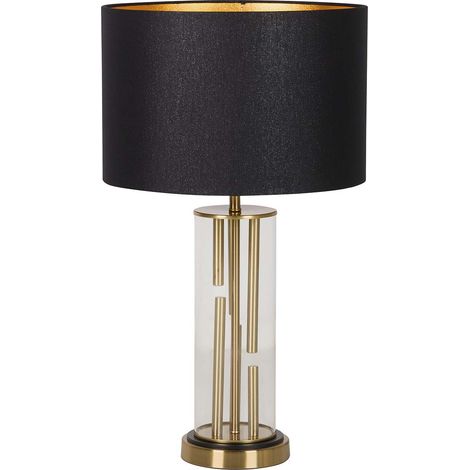 Goldene Kristallmetall-Tischlampe 38X38X65 cm (1/5)