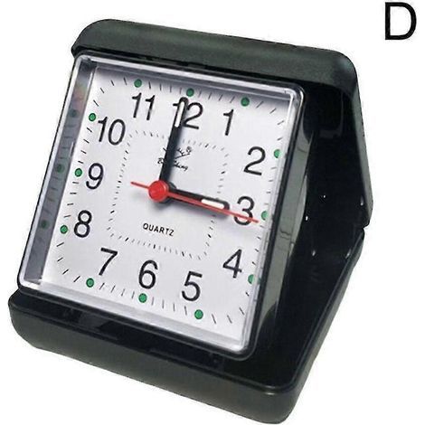 petit réveil de chevet portable, silencieux et sans fonction snooze (1/5)
