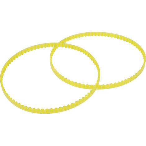 vhbw 2x Toothed Drive Belt compatible with Procopi Star Vac III, II Pool Robot, Pool Vacuum Cleaner - Drive Belt