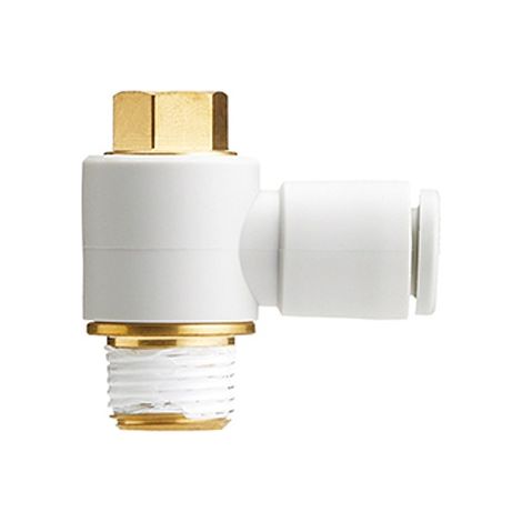 Raccord coudé SMC KQ2V vers R 1/8 8 mm ( Prix pour Sachet de 10 )