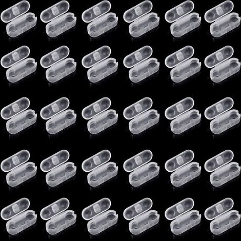 Lot de 30 Connecteurs de Chaîne en Plastique pour Stores Verticaux et Vénitiens – Pièces de Remplacement Universelles pour Systèmes de Commande (1/4)