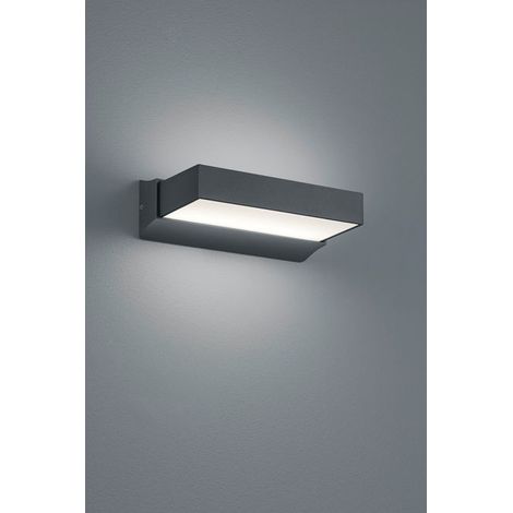 Applique 2 Led Doppia Emissione Luce Antracite Cuando GD Trio