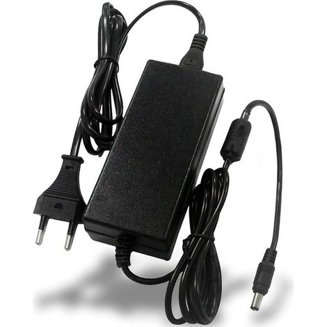 TrAdE Shop Traesio - Alimentatore 12v 78w 6,5a Con Jack 2.1 Ip44 Plug&play Spina A 2 Poli Input 220v - (1/5)