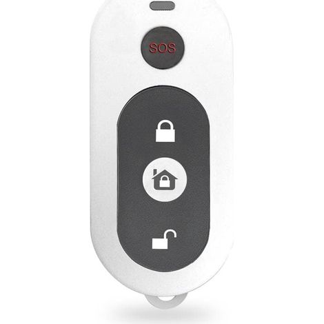 Abus Funk Fernbedienung Micral SOS-Taste Überfallalarm per Knopfdruck mit LED (1/2)