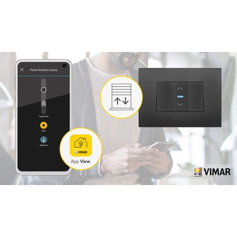 comando tapparella connesso iot grigio - vimar (1/2)